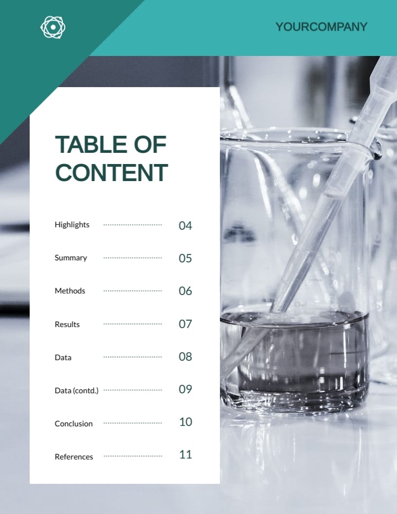 Scientific Research Report Template - Slide 3 Scientific Research Report Template - Slide 3