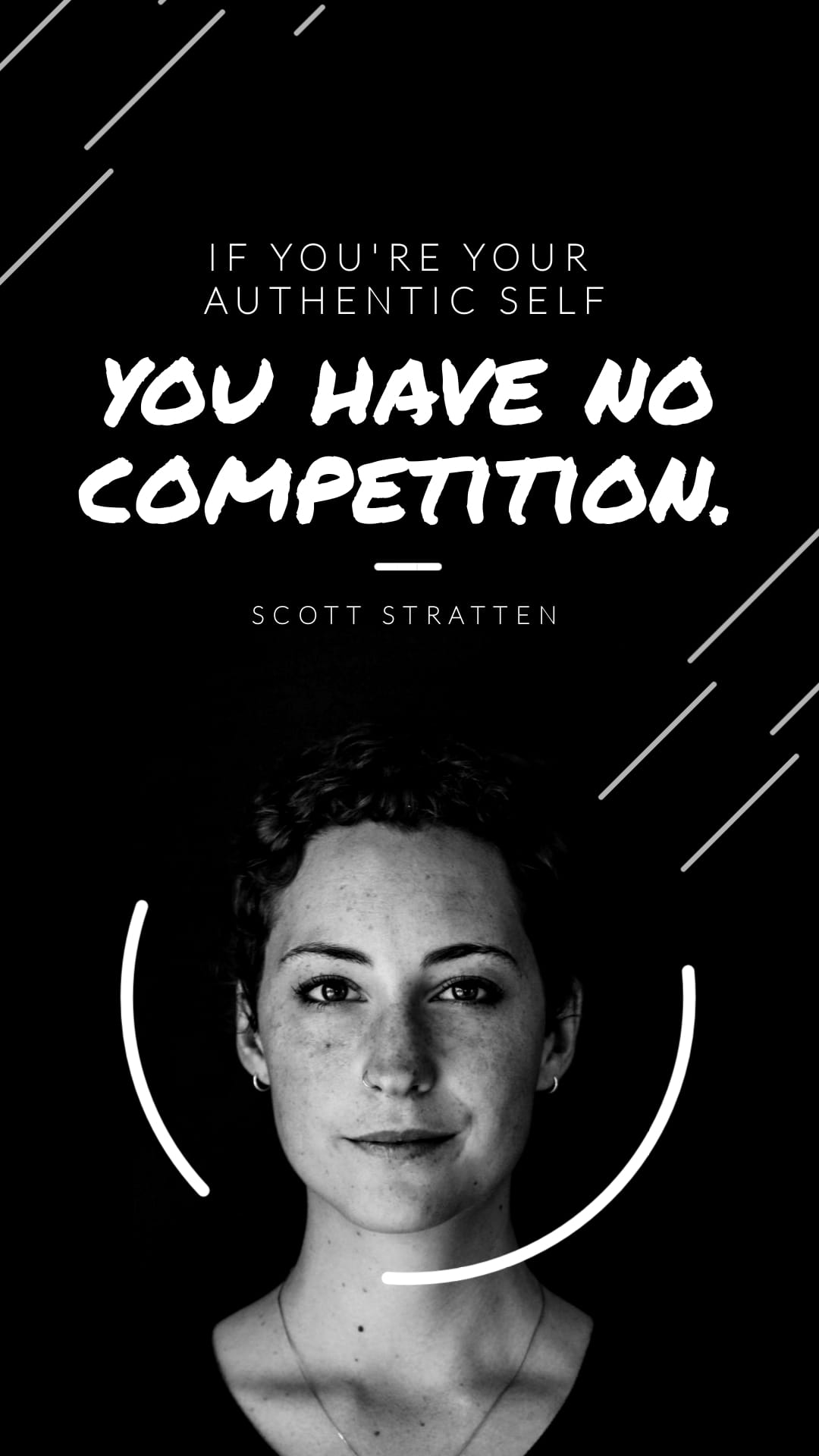 Scott Stratten Animated Quote Vertical Template
