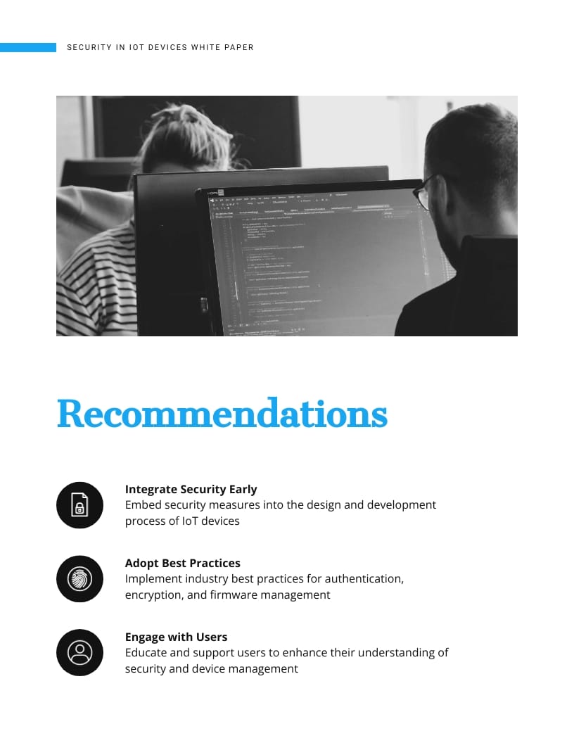Security in IoT Devices White Paper Template - Slide 8 Security in IoT Devices White Paper Template - Slide 8