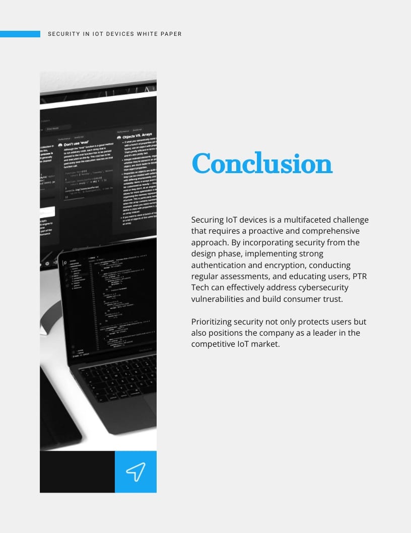 Security in IoT Devices White Paper Template - Slide 9 Security in IoT Devices White Paper Template - Slide 9