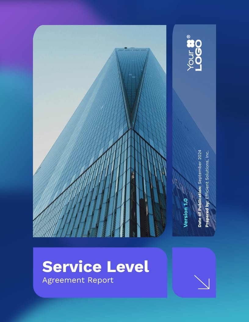 Service Level Agreement Report Template