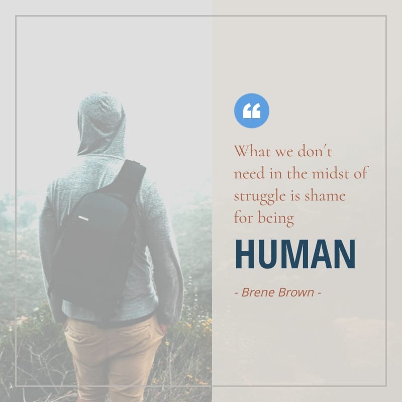 Shame for Human Quote Blog Graphic Medium Template Shame for Human Quote Blog Graphic Medium Template