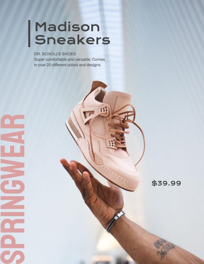 Shoes Catalog Template - Slide 2 Shoes Catalog Template - Slide 2