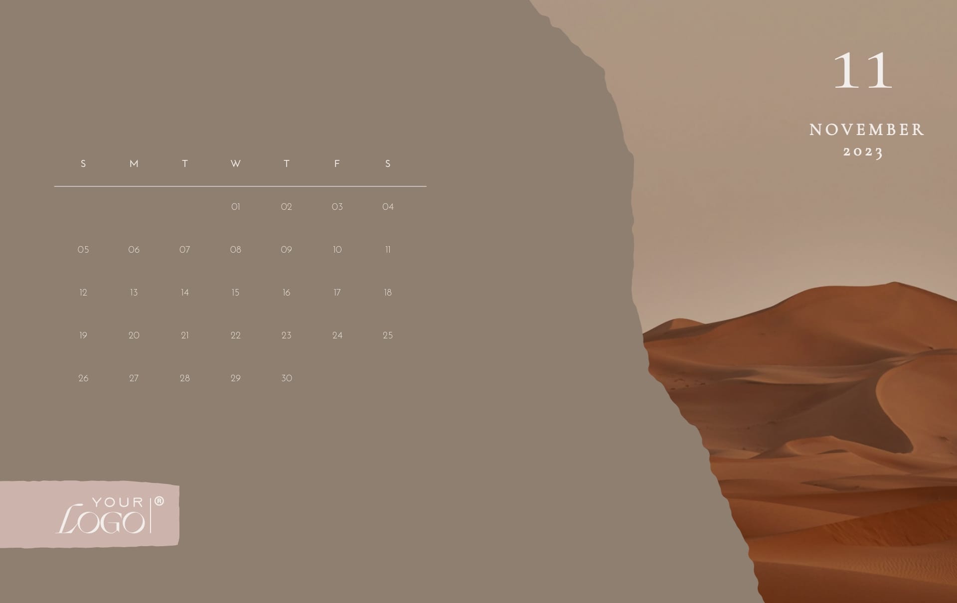 Simple Calendar Template - Slide 11 Simple Calendar Template - Slide 11