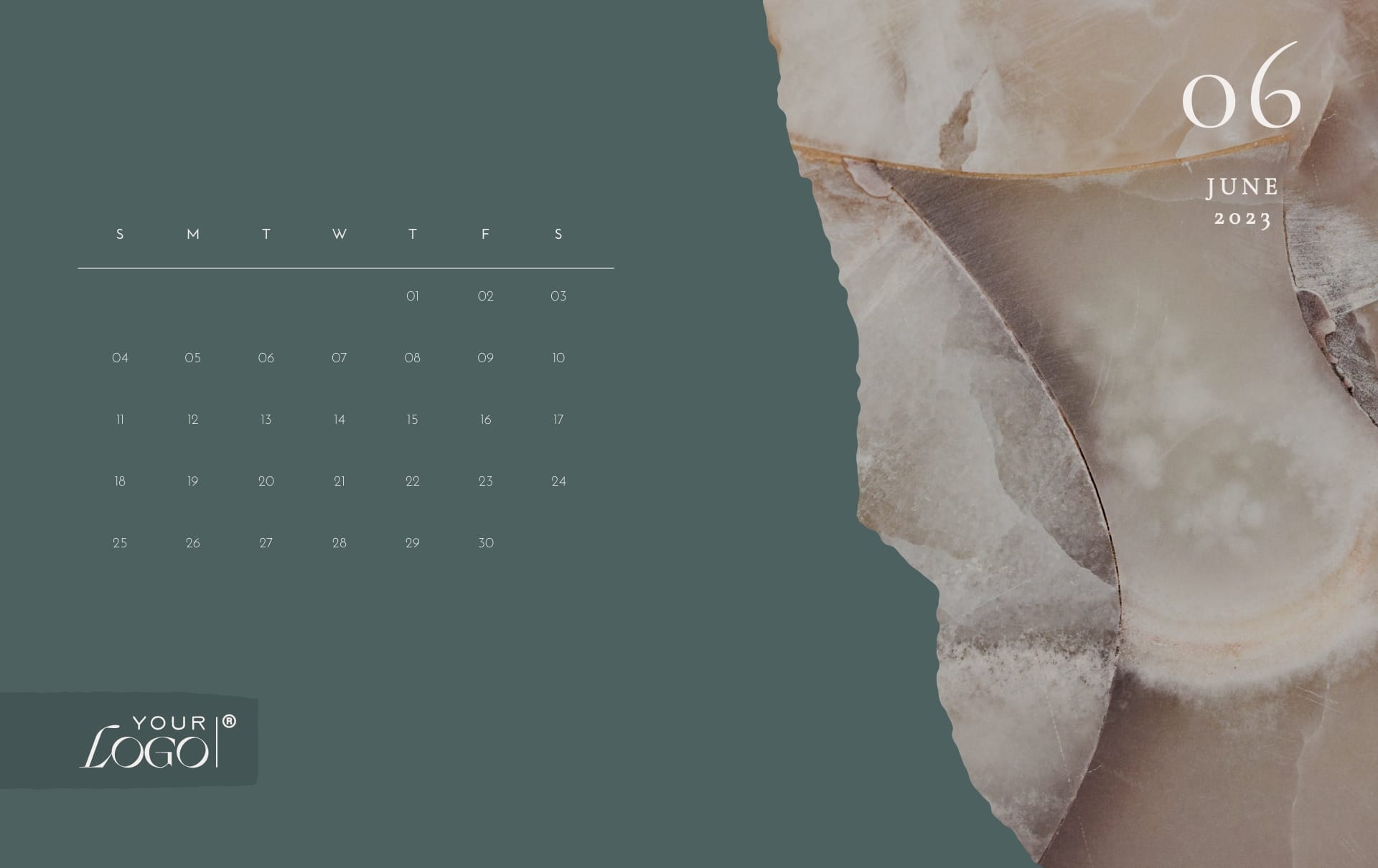 Simple Calendar Template - Slide 6 Simple Calendar Template - Slide 6