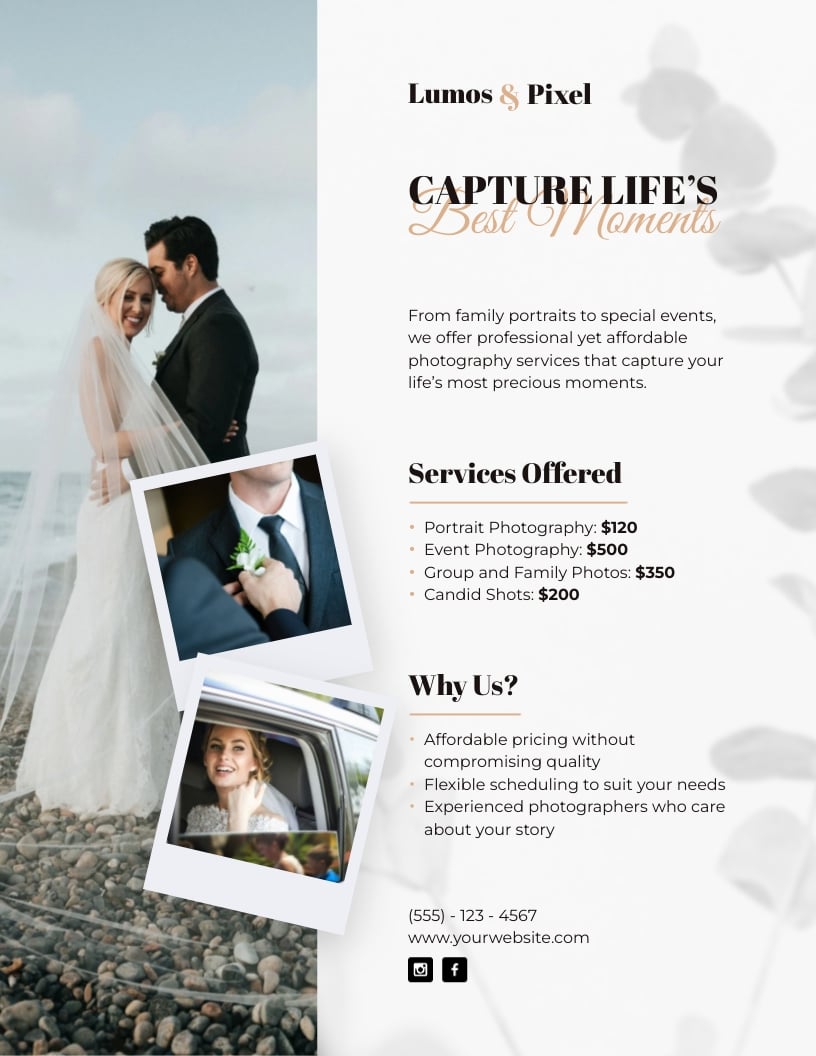 Simple Photography Flyer Template