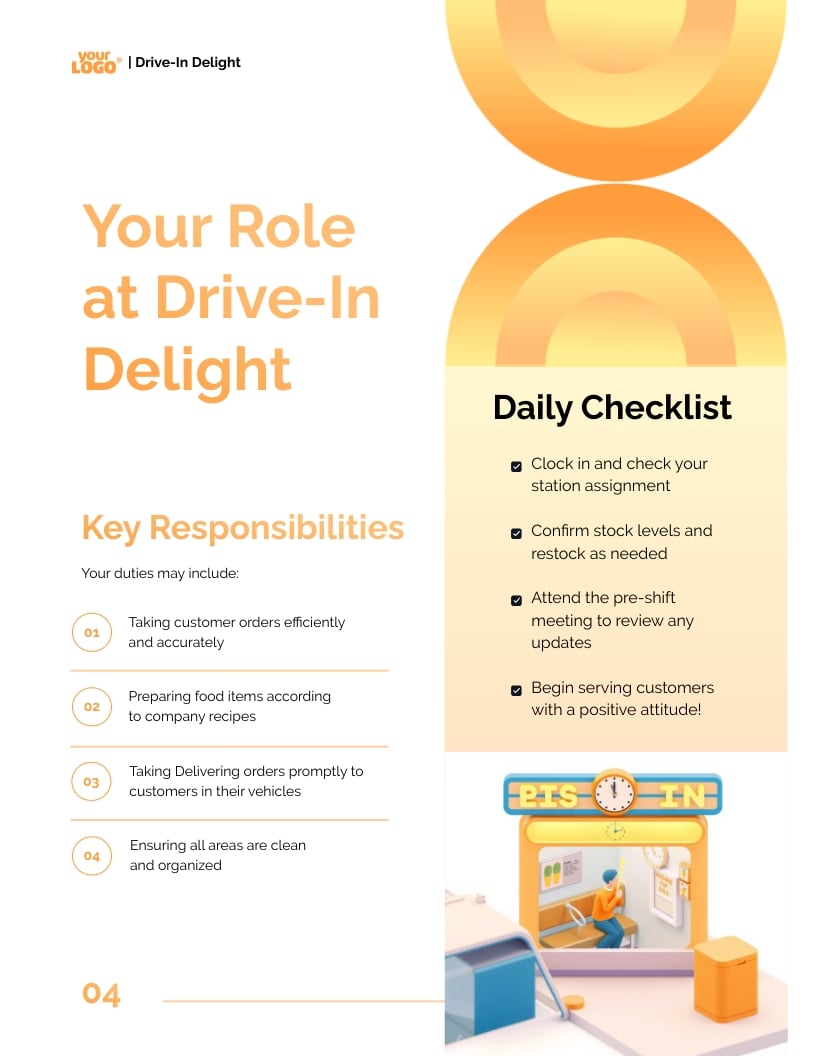 Simple Training Manual Template - Slide 4 Simple Training Manual Template - Slide 4