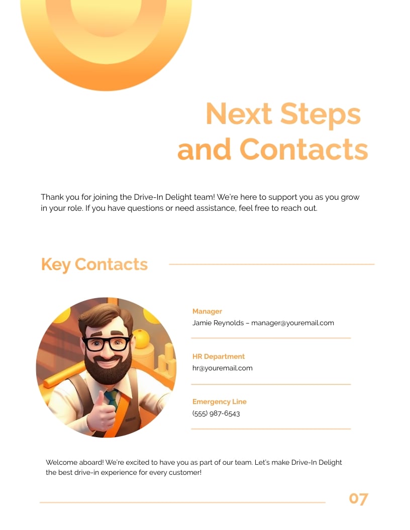 Simple Training Manual Template - Slide 7 Simple Training Manual Template - Slide 7
