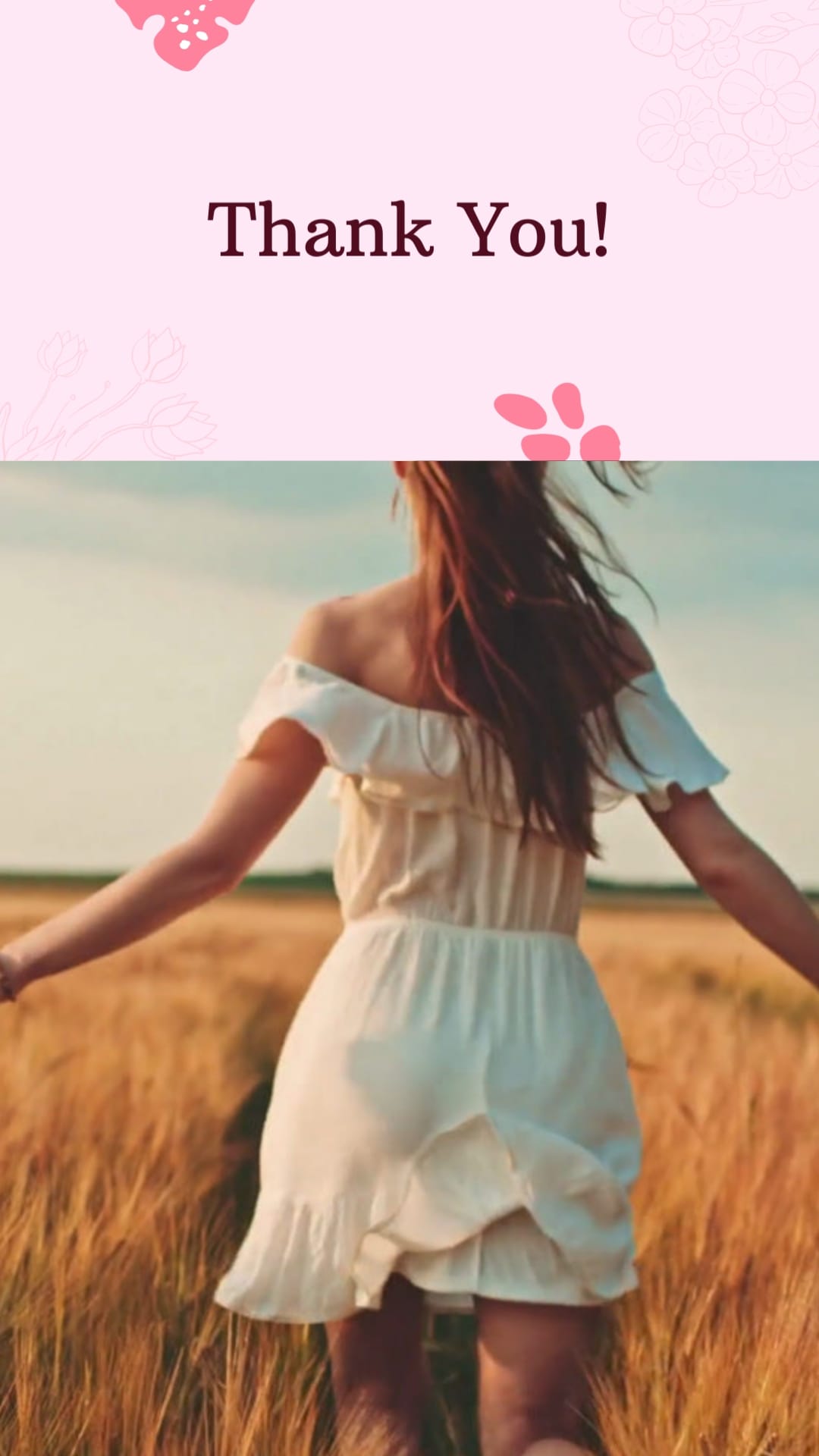 Simple Womens Day Greeting Card Vertical Template