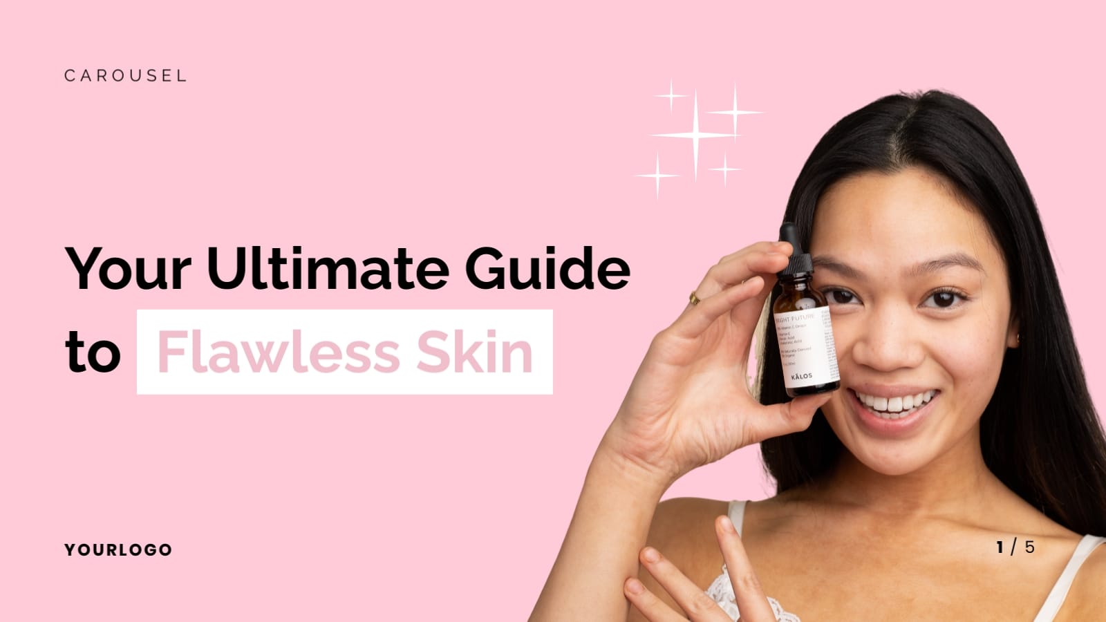 Skin Care Twitter X Carousel Post Template