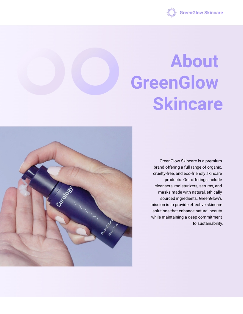 Skincare Brand Collaboration Proposal Template - Slide 3 Skincare Brand Collaboration Proposal Template - Slide 3