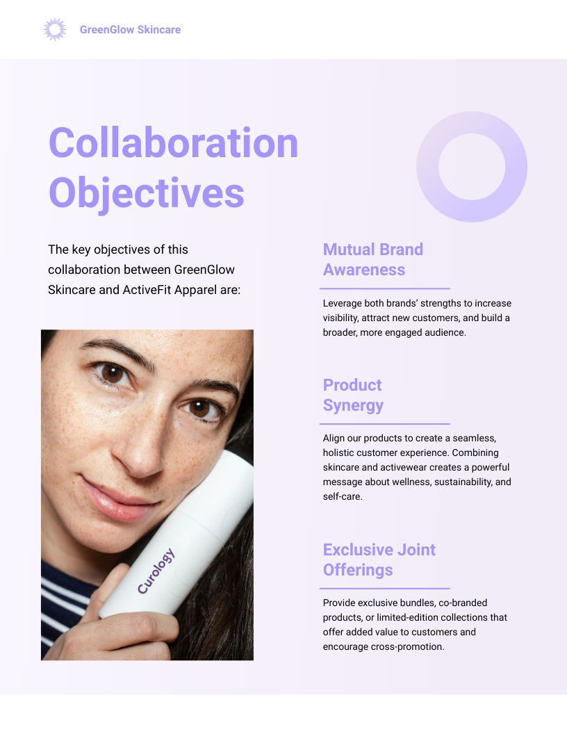 Skincare Brand Collaboration Proposal Template - Slide 4 Skincare Brand Collaboration Proposal Template - Slide 4