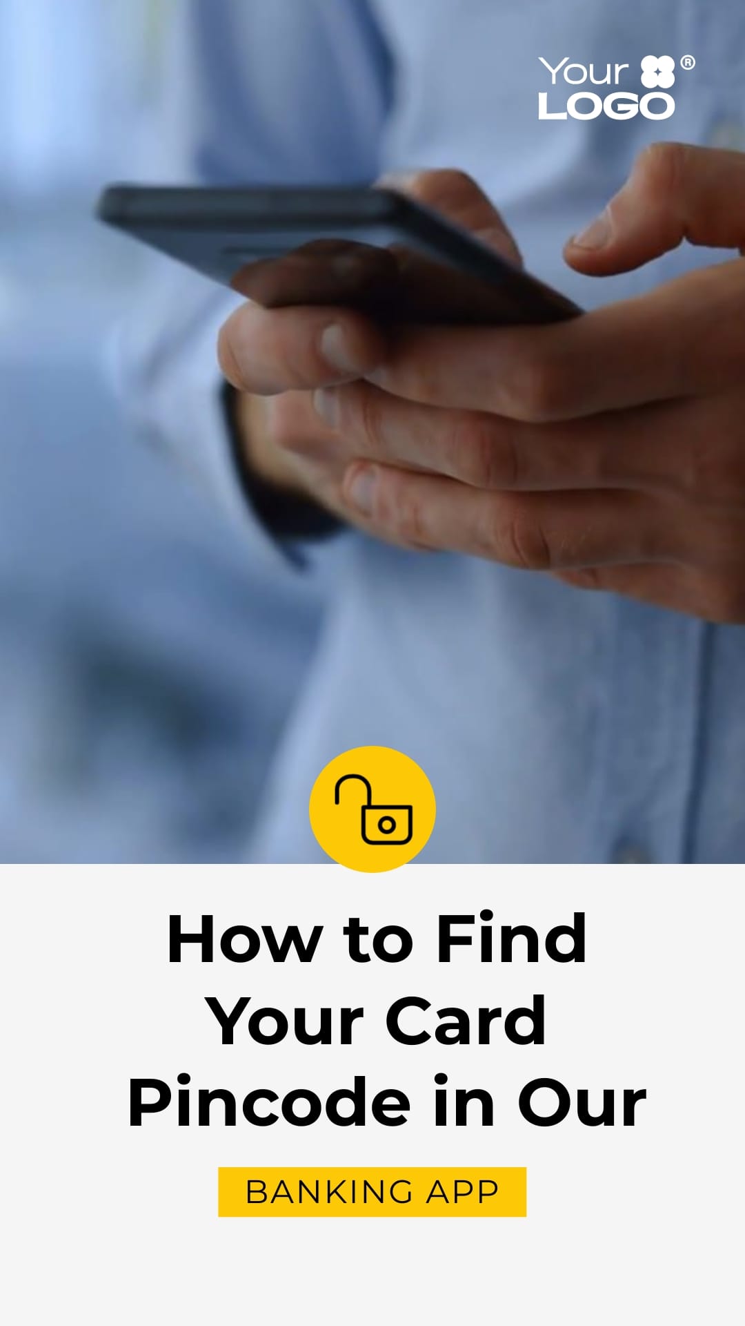 Banking App Video Vertical Template
