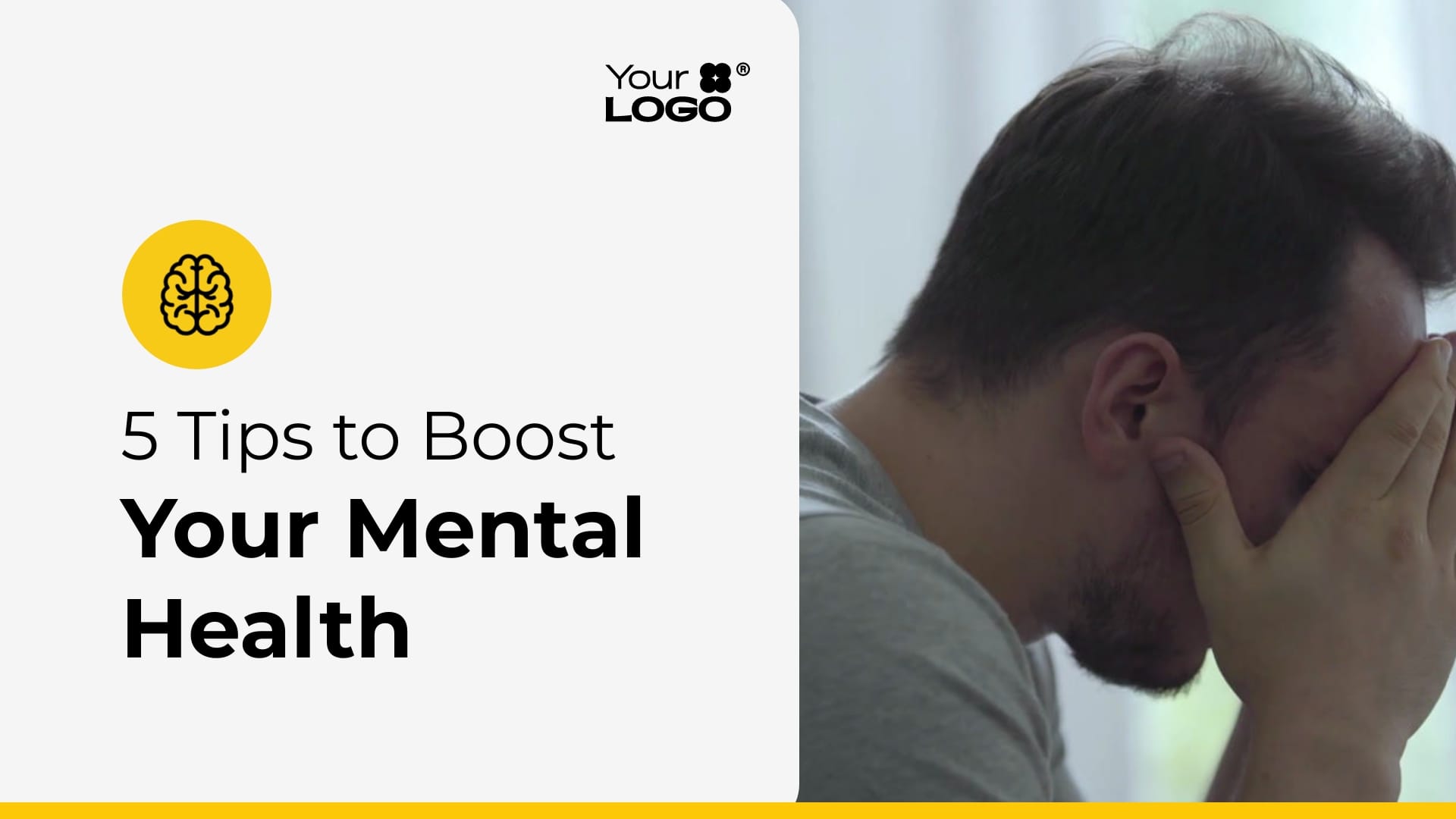 Sleek Better Mental Health State Listicle Video Template