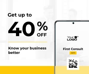 Consulting App Medium Rectangle Template