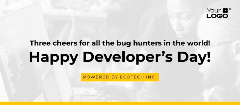 Sleek Celebrating Developers Day Facebook Cover Template