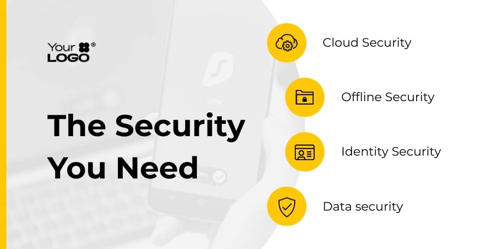 Sleek Cybersecurity Website Header Template