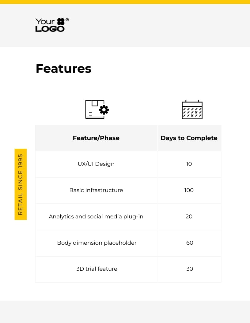Sleek Ecommerce Website Development Project Plan Template - Slide 7 Sleek Ecommerce Website Development Project Plan Template - Slide 7