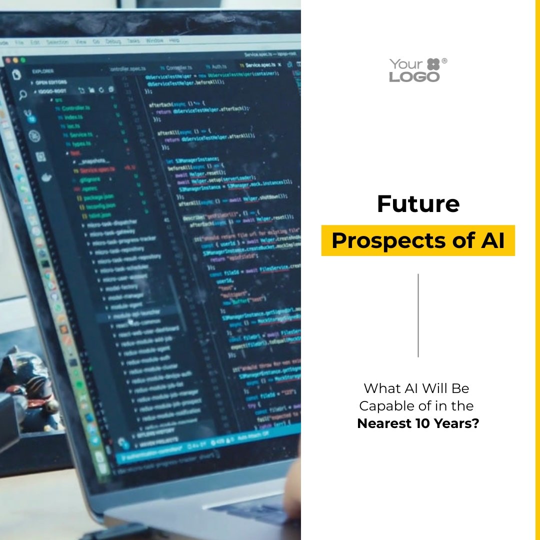 Sleek Future Prospects of AI Explainer Video Square Template