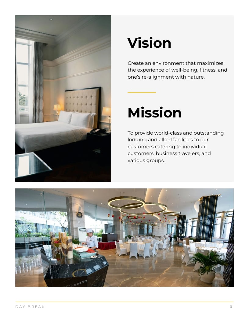 Sleek Golden Belt International Hotel Magazine Template - Slide 5 Sleek Golden Belt International Hotel Magazine Template - Slide 5