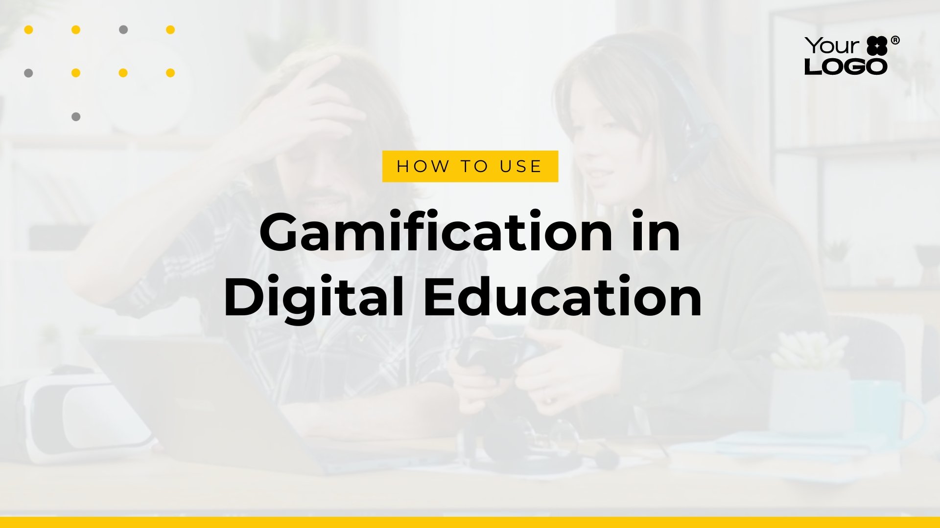 Sleek How to Use Gamification in Digital Education Explainer Video Template