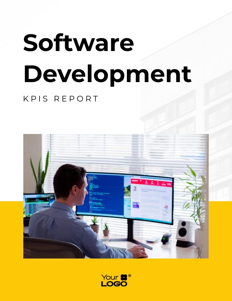 Sleek KPIs Report Template
