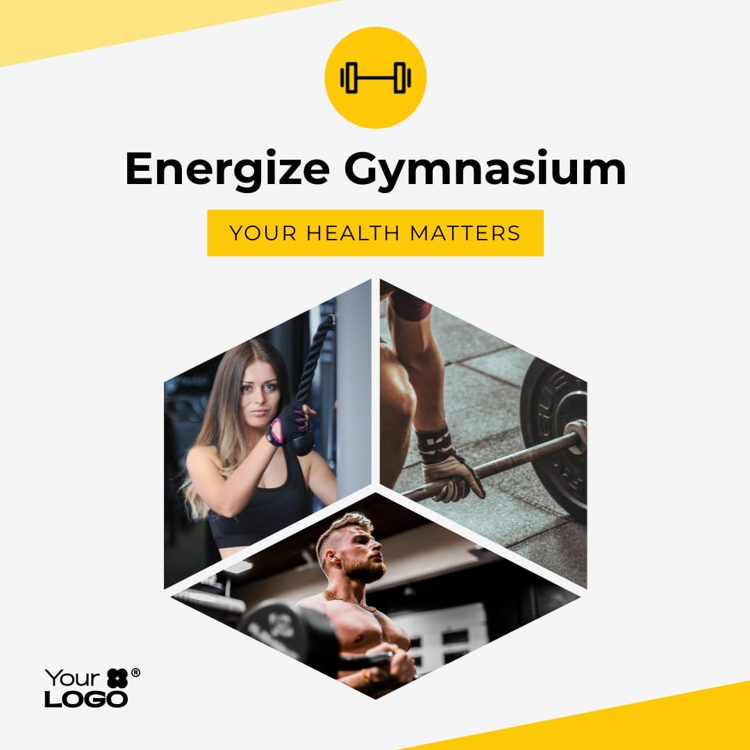 Sleek Local Gym Collage Template