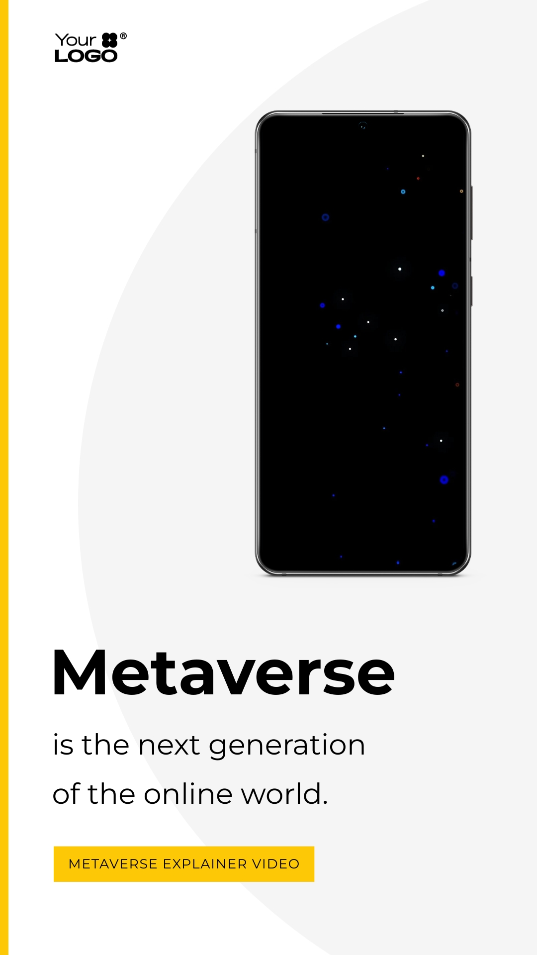 Sleek Metaverse Explainer Video Vertical Template