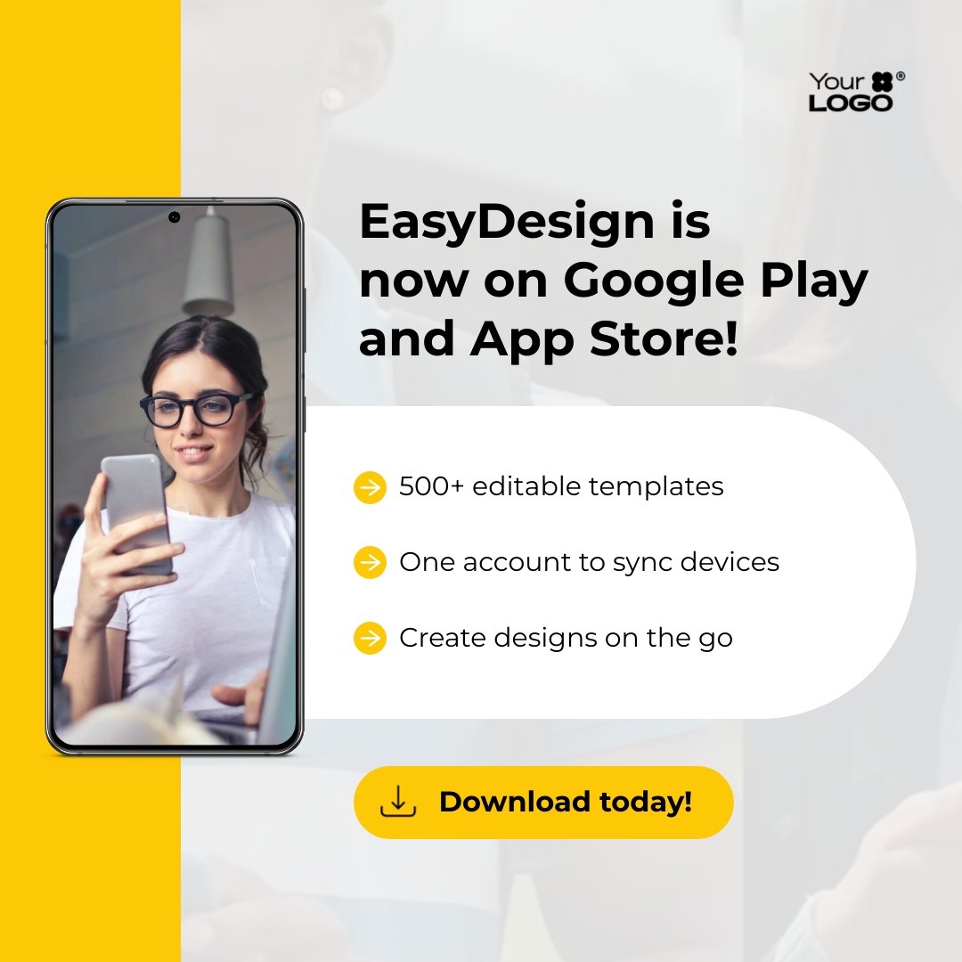 Sleek Mobile App Promo Video Square Template