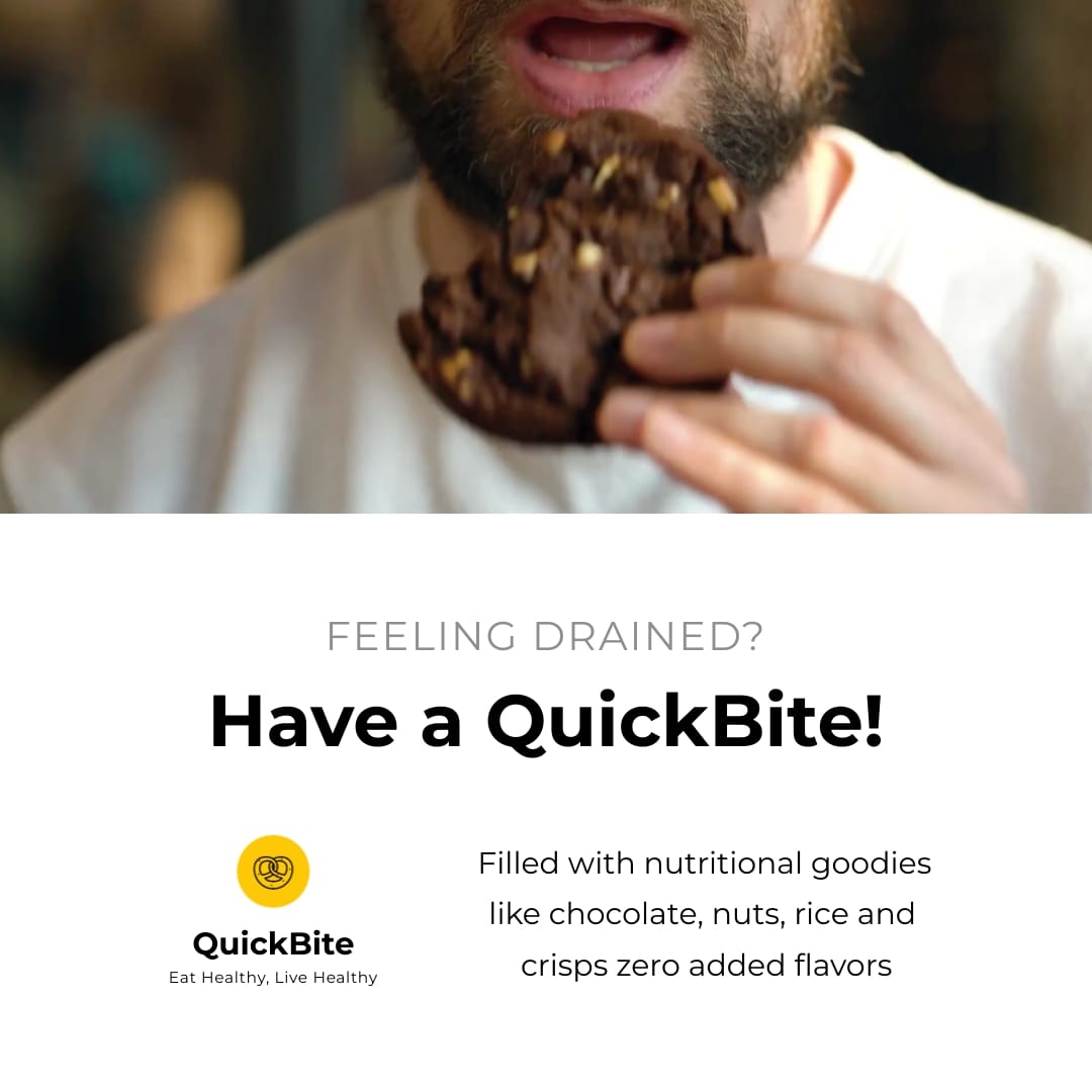 Sleek New Healthy Snack Promo Video Square Template