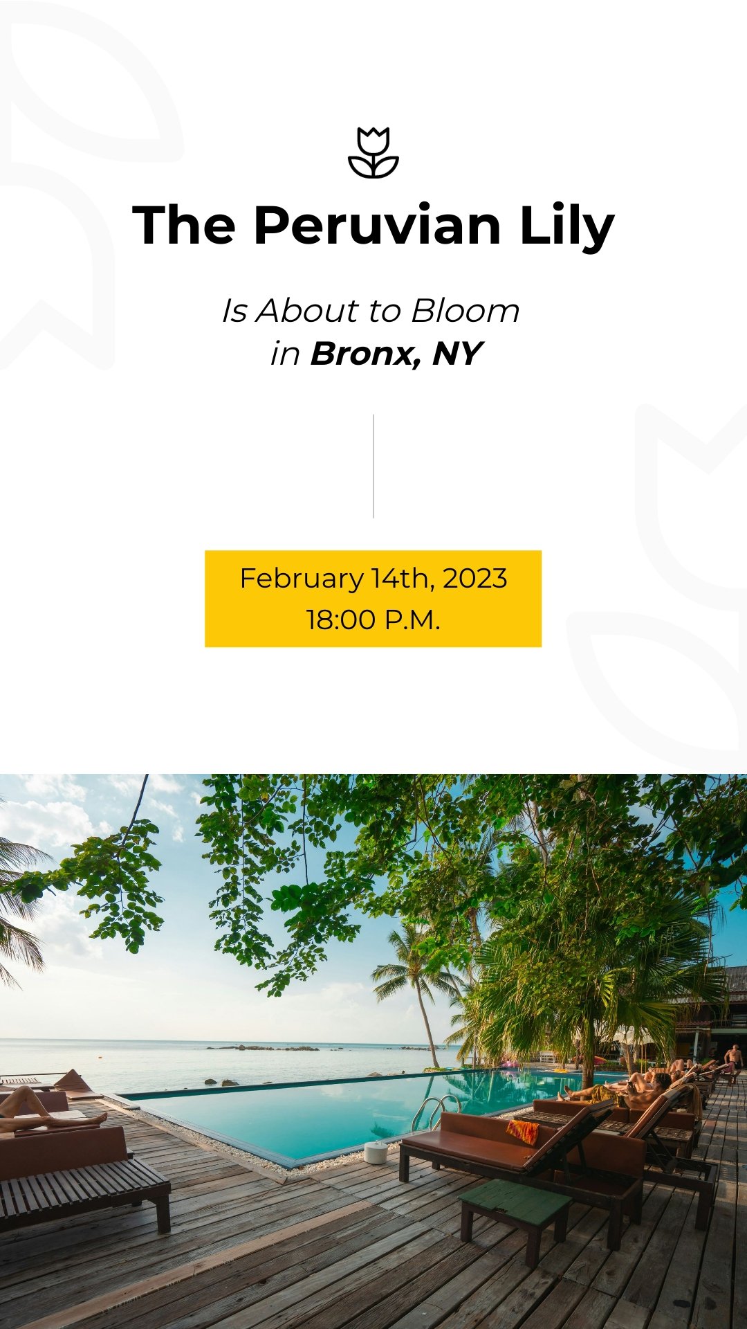 Sleek New Hotel Inauguration Facebook Story Template