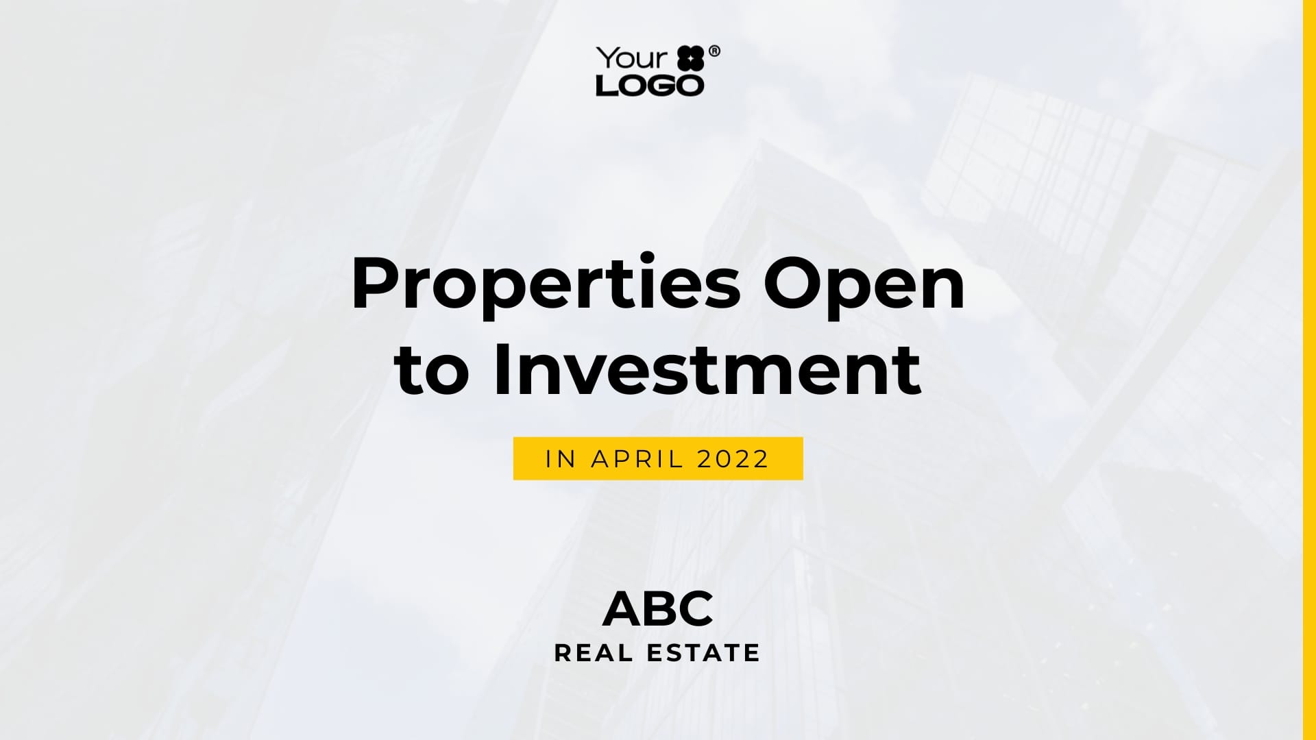 Sleek New Property Investment Listicle Video Template