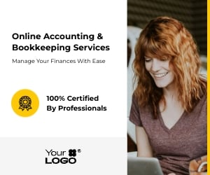 Sleek Online Accounting Display Ad Template