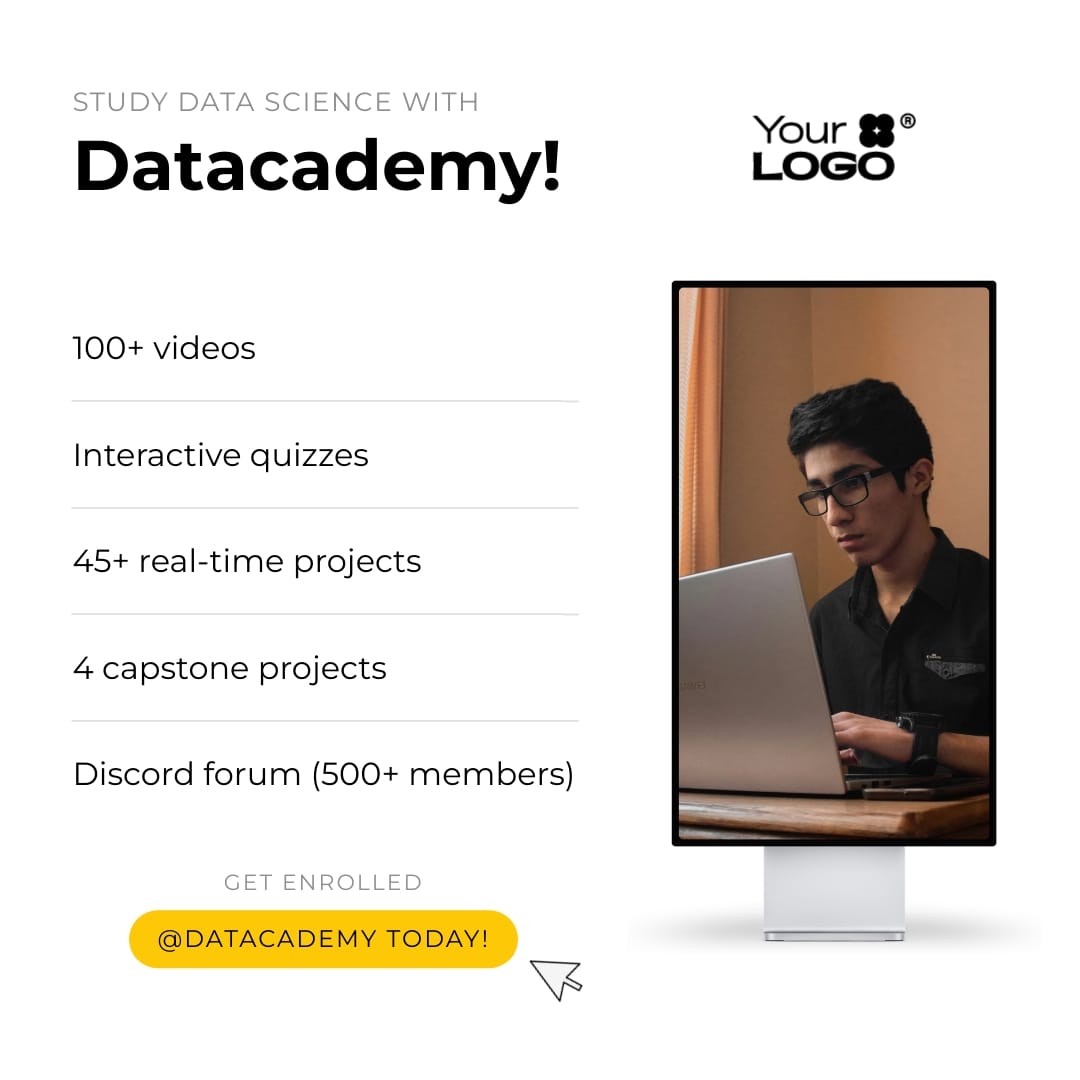 Sleek Online Study Platform Promo Video Square Template