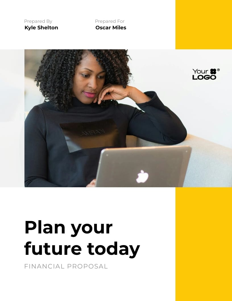 Sleek Personal Finance Proposal Template