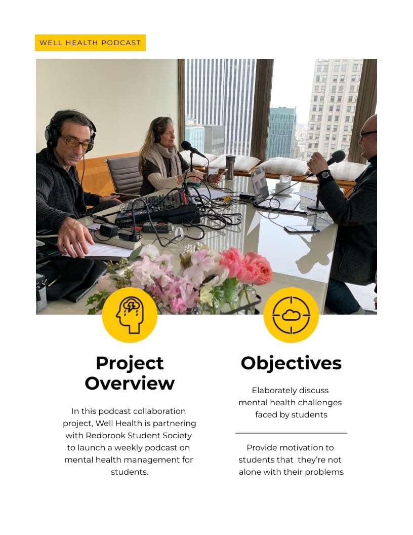 Podcast Creative Brief Template Visme