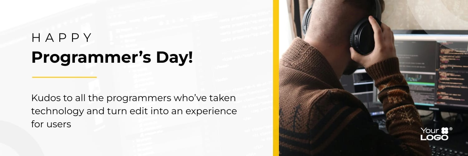 Sleek Programmers Day Twitter Header Template