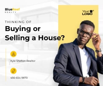 Sleek Real Estate Newspaper Ad Template