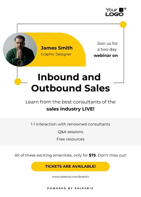 Sales Webinar Invitation Template