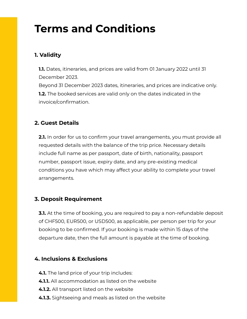 Sleek Travel Agency Beach Resort Contract Template - Slide 2 Sleek Travel Agency Beach Resort Contract Template - Slide 2