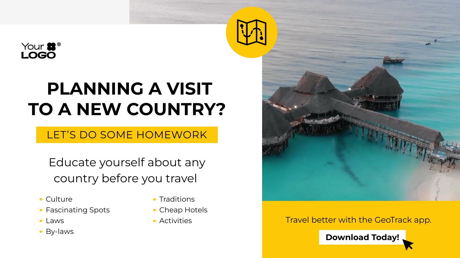 Sleek Travel App Promo Video Template