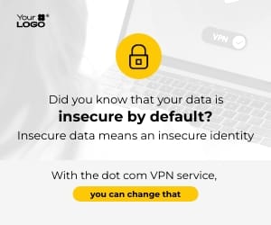 Sleek VPN Service Display Ad Template