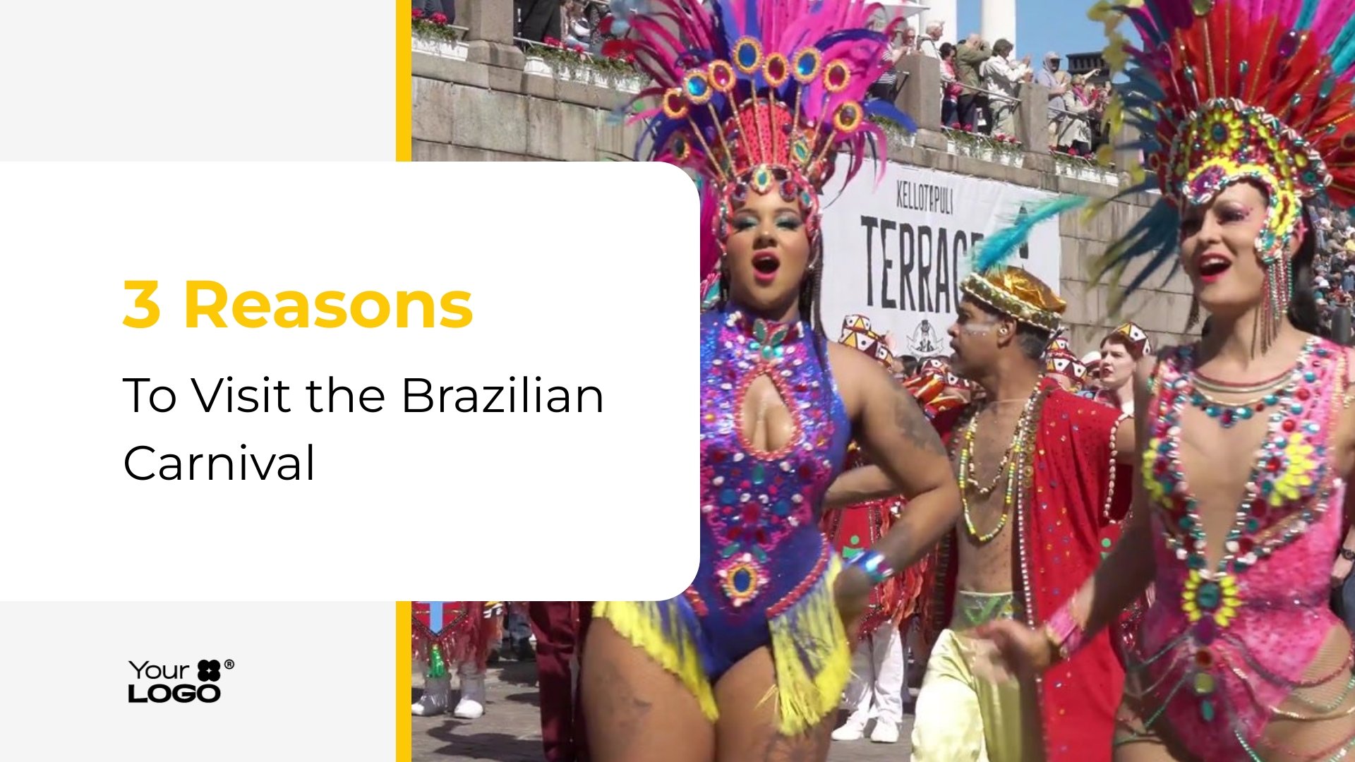 Sleek Visit The Brazilian Carnival Listicle Video Template