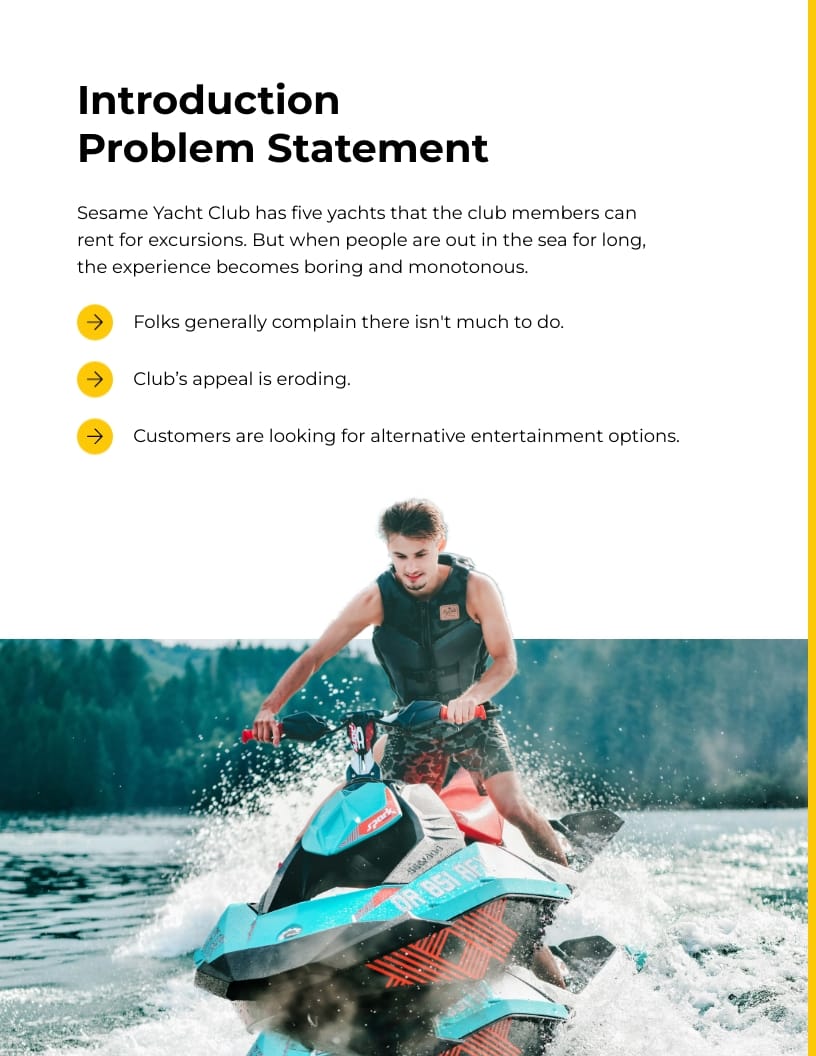 Sleek Wave Glider Jet Skis Proposal Template - Slide 2 Sleek Wave Glider Jet Skis Proposal Template - Slide 2
