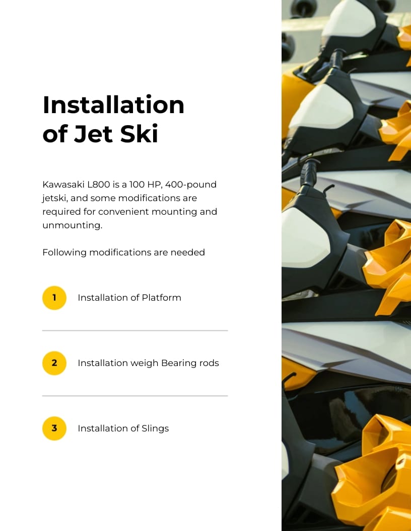 Sleek Wave Glider Jet Skis Proposal Template - Slide 4 Sleek Wave Glider Jet Skis Proposal Template - Slide 4