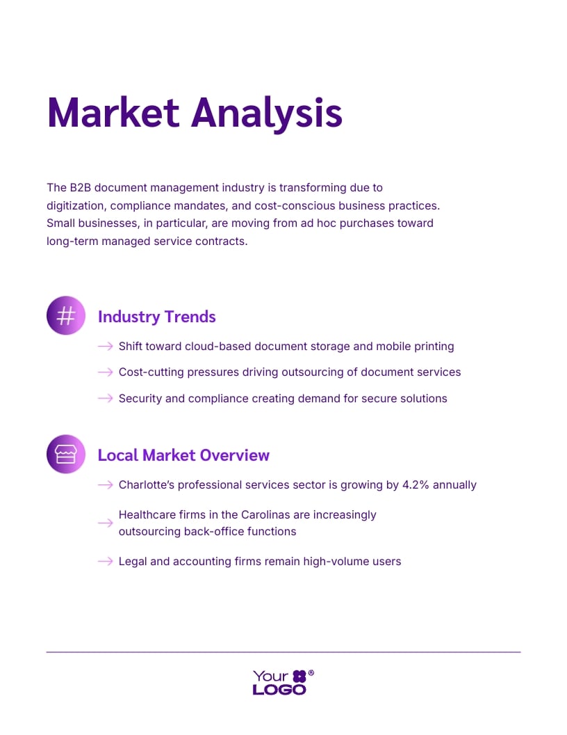 Small Company Marketing Strategy Plan Template | Visme