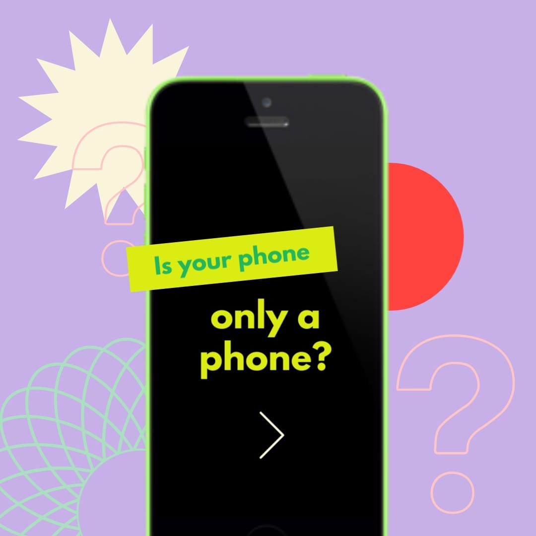 Smartphone Instagram Video Ad Square Template