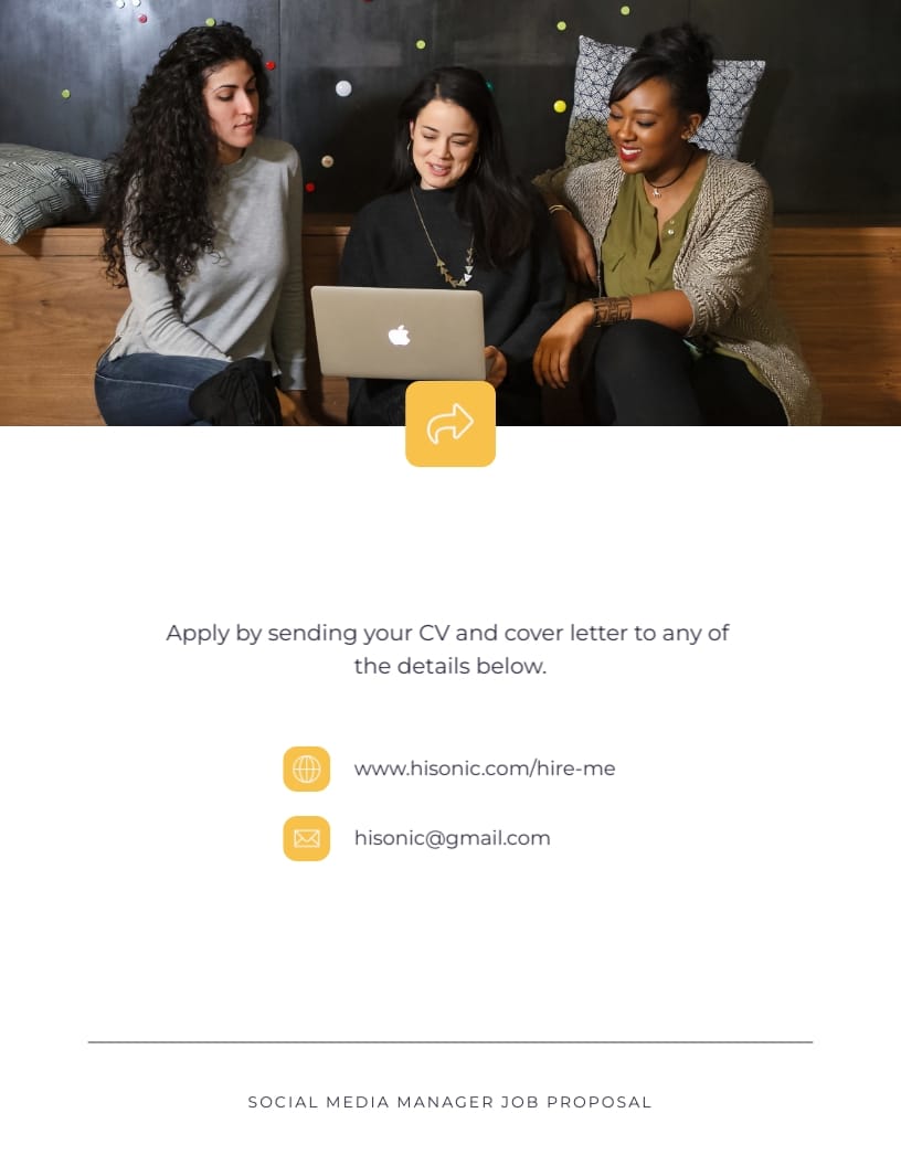 Social Media Manager Job Proposal Template - Slide 10 Social Media Manager Job Proposal Template - Slide 10