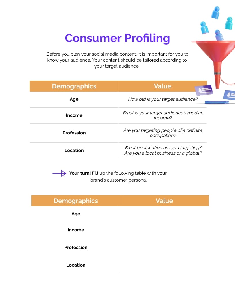 Social Media Planning Workbook Template - Slide 5 Social Media Planning Workbook Template - Slide 5