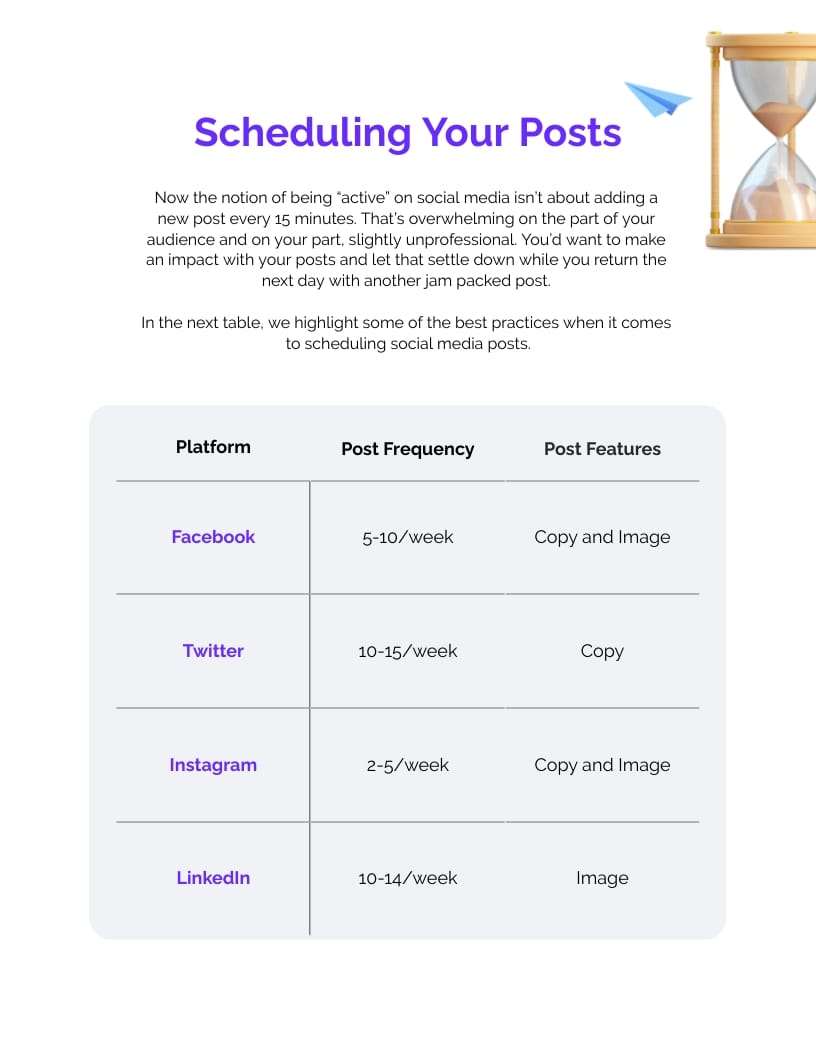 Social Media Planning Workbook Template - Slide 8 Social Media Planning Workbook Template - Slide 8
